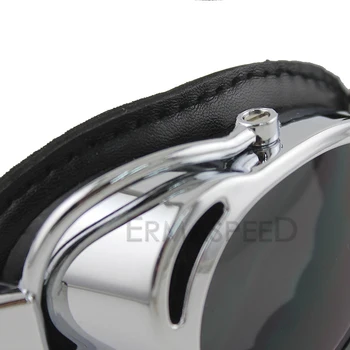 Motoristična Očala Retro Vintage Čelada Jet Ski Steampunk Očala Moto Cross Pilotni Očala za Harley Chopper Cafe Racer