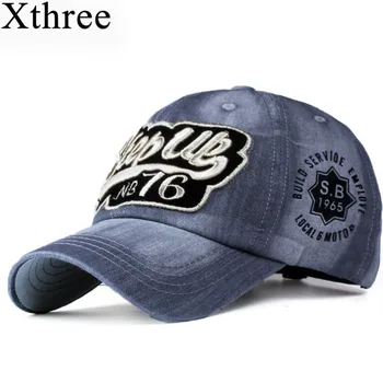 Xthree ritzy kavbojke baseball caps moda vrnitev žoge skp skp klobuk za moške in ženske klobuk gorras casquette