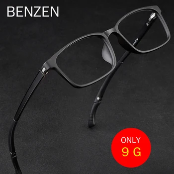 BENZEN Recept Očala Okvir Moških Poslovnih Optičnih Očal Okvir Ultralahkih TR Polno Kratkovidnost Okvir Očal je Moški 5280