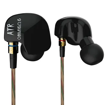 KZ ATR Baker Voznik Stereo Hi-fi Šport Slušalke 3.5 mm, Uho Slušalke Za Tek Mikrofon Igranje Glasbe Čepkov za Slušalke