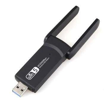 1200Mbps Hiter Brezžični USB Wifi Adapter Prost Gonilnik USB 3.0, LAN Ethernet Dual Band USB mrežno Kartico AC Wi-Fi Sprejemnik Dongle