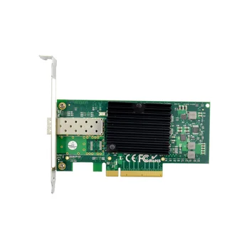1Port PCIe X8 Eno 10GbE SFP+ ena vrata Strežnika Krmilnik Omrežna Kartica Adapter Intel JL82599EN Čip Gigabit Ethernet 10000M