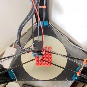 ENERGIČNA Novo Nadgradnjo 3D Tiskalnik Tevo Malo Pošast Greti Posteljo, Odstranitev Krog Pomlad Jeklene Pločevine uporablja PEI Ploščo Dia 350 mm