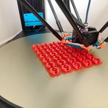 ENERGIČNA Novo Nadgradnjo 3D Tiskalnik Tevo Malo Pošast Greti Posteljo, Odstranitev Krog Pomlad Jeklene Pločevine uporablja PEI Ploščo Dia 350 mm