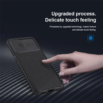 Novo Za Samsung Galaxy S20+ Primeru NILLKIN Stran Fotoaparata Zaščite Ohišje Za Samsung Galaxy S20 Plus 5G Anti-skid Camshield Pro