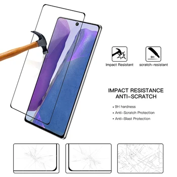 1/2P Steklo za Samsung Galaxy Note 20 5 G Kaljeno Steklo Screen Protector zaščitni na Galaxy Note20 5G Mobilni Telefon Dodatki
