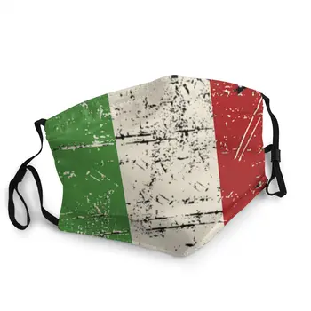 Italija Zastavo Večkratno Uporabo Usta Masko Proti Meglica Anti Dustproof Masko Za Zaščito Masko Respirator Usta Žarilna