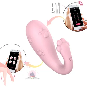 IKOKY Silikonski Češnja Objave Vibrator APP Brezžični Daljinski upravljalnik G-spot Masaža 8 Frekvenco Odraslih Igra, Seks Igrače za Ženske