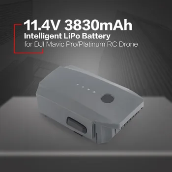 11.4 V 3830mAh 3S Inteligentni Nadomestni Polet LiPo Baterije Nadomestnih Delov za DJI Mavic Pro Platinum FPV Quadcopter RC Brnenje
