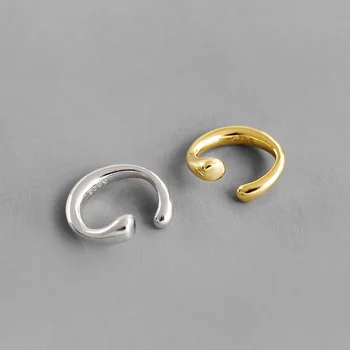 925 sterling srebro posnetek na uhane earcuff za ženske, nove do leta 2020 zlato barvo ponaredek uhani brez piercing za ušesa posnetek nakit