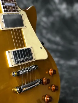 Klasična Meri zlato vrh s Chrome strojne opreme standard po meri električna kitara Standard .