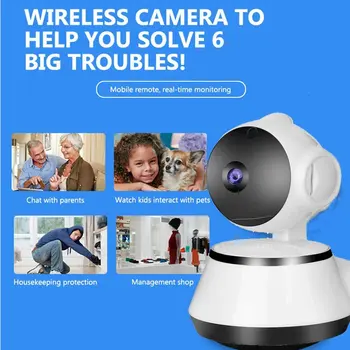 720P Wifi IP Kamera Baby Monitor, Prenosni HD Brezžično Smart Baby Kamere, Avdio Video Nadzor, Snemanje Home Security Kamera 1MP