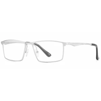 Celotno Lita Platišča Spomladanski Tečaj Fleksibilen Očala Okvir Kovinski Optični Recept Očala Modni Posel Slog Moških Očala