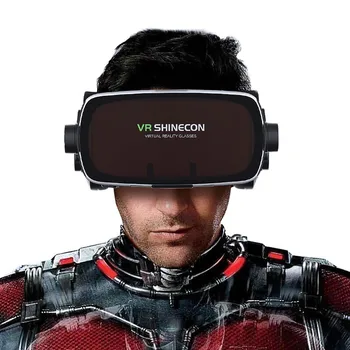 Vroče 2020 Shinecon Čelade 9.0 VR Virtualne Realnosti Očala 3D Očala Google Kartonske VR Slušalke Polje za 4.7-palčni Pametni 6.53