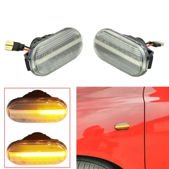 2PCS Dinamično Blinker LED Vključite Signal Strani Marker Luč Za Nissan Kocka Camiones Dualis Meje Fairlady Livina 350Z Terrano