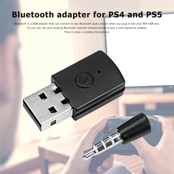 USB Bluetooth Adapterji, BT 4.0, USB, Brezžična Zvočna kartica Dongles Slušalke Sprejemnik Oddajnik za PS4 PS5 Krmilnik