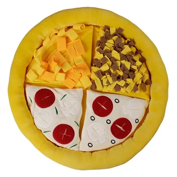 Hišni Pes Pizza Skrite Hrane Nahod Mat Pes Dela, Iskanje Tipke Za Usposabljanje Naravnim Vonjem Spretnosti Preprečevanje Škode Pohištvo