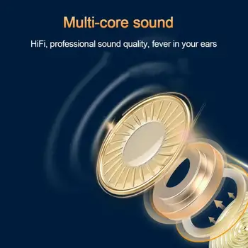 Brezžična tehnologija Bluetooth 5.0 Slušalke B9 TWS 8D HIFI Šport Slušalke MIKROFON Čepkov Glasbe, Gaming Slušalke Z Digitalnim prikazom Za Xiaomi