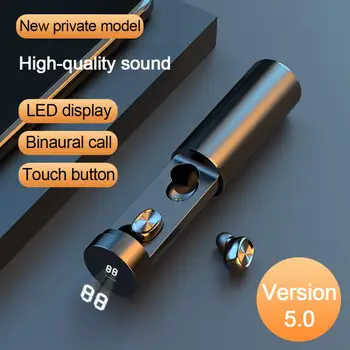Brezžična tehnologija Bluetooth 5.0 Slušalke B9 TWS 8D HIFI Šport Slušalke MIKROFON Čepkov Glasbe, Gaming Slušalke Z Digitalnim prikazom Za Xiaomi