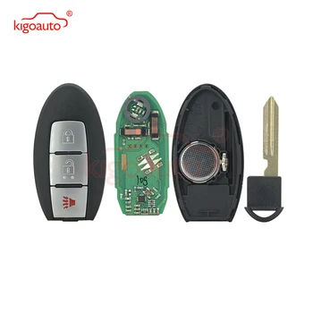 KIGOAUTO S180144105 smart avto ključ 3 gumb 433.9 MHZ FSK HITAG-AES 4A ČIP za Nissan Lopov 2016 2017 2018 FCC KR5S180144106