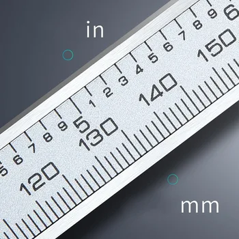 Digitalno kljunasto merilo iz Nerjavečega Jekla Elektronski Digitalni Vernier Čeljusti 6Inch 0-150mm Kovinski Mikrometer za Merjenje Kaliper Merilniki#2