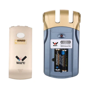 Wafu 019 Fringerprint Zaklepanje Tuya/Smart Življenje Wifi zaklepanje Vrat Geslo Vrata Ključavnice Bluetooth Daljinsko upravljanje Nevidno Smart Lock
