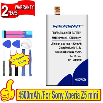 HSABAT 4500mAh LIS1594ERPC Baterija za Sony Xperia Z5 mini Z5 kompakten E5823 E5803 XA Ultra C6 F3216 F3215 F5321 F3216Xc Xmini