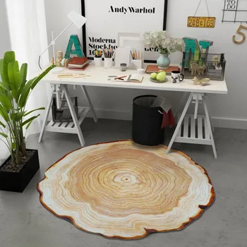 Osebnost krog lesa, 3D tiskanja obroč doma preproga v dnevni sobi mizico, spalnica postelji plavajoče okno anti-skid stroj pranje