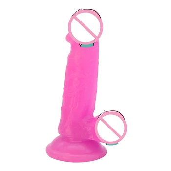 Mini PVC Dildo Analni Čep Masturbator Realističen Penis Dick Muco Vagina Masturbacija Naprave Sex Igrače za Ženske, Lezbijke, Geji, Analni