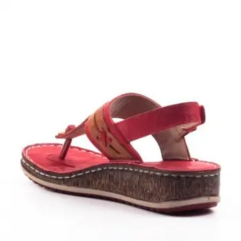 Ženske Poletne Sandale Klini Nizke Pete Platformo Mozaik Nazaj Pasu Kavelj&Zanke Retro Priložnostne Plaži, Dame Čevlji Zapatos De Mujer
