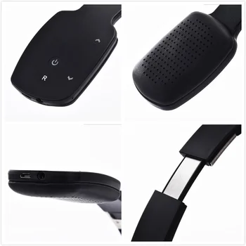 Bluetooth Slušalke Glavo Brezžične Slušalke 3.5 mm Skladu z mikrofonom Zložljive Stereo Slušalke Zložljiva fone de ouvido