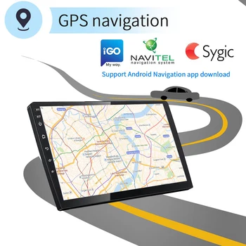 Podofo 2 din Android avtoradio 2 DIN Avto Multimedijski Predvajalnik 2.5 D GPS 9