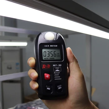 NOVO R&D MT30 Lux Meter 0~kot 200 000 lux Luč Meter Illuminometer Lux/fc Fotometer Tester Okoljsko Testiranje Črne Luxmeter