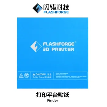 5pcs Flashforge 3D tiskalnik Modra Greti Posteljo Trak za Ustvarjalca Pro/Sanjač/iskalnik/Guider natisniti nalepke graditi ploščo, trak