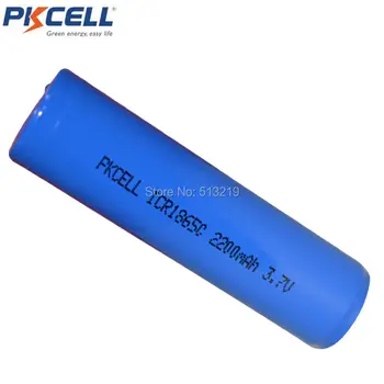 4PCS PKCELL PIS 18650 li-ionska baterija 2200MAH 18650 3,7 V litijevih Baterij za ponovno Polnjenje za Svetilko moč elektronski