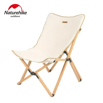 Naturehike Sprostitev zložljiv leseni stol Zunanji Prenosni Ultralahkimi, Kampiranje, Ribolov Piknik graden Stol za Plažo Potovanja Stol