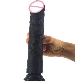 FAAK dolg penis silikonski zlati realističen dildo z sesalni ženski masturbator sex igrače za ženske, lezbijke, analni čep