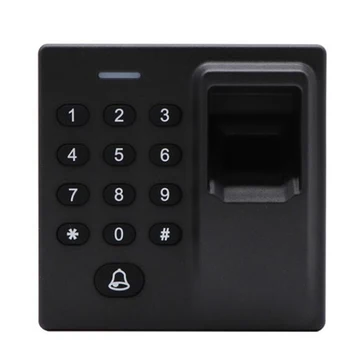 Mini Biometrični čitalnik Prstnih Nadzor Dostopa Samostojna Vrata Krmilnik Tipkovnice Fingerprin in 125Khz RFID Kartico Vrata Vstop Zaklepanje D1-j