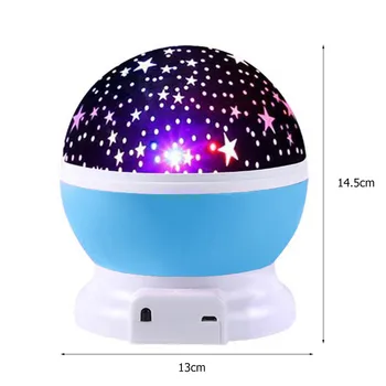 Bluetooth Audio (Zvok Bluetooth Galaxy Projektorjem Star Luna Ponoči Svetlo Nebo Obračanje Baterija Upravlja Nočna Lučka Za Otroke Spalnica Darila