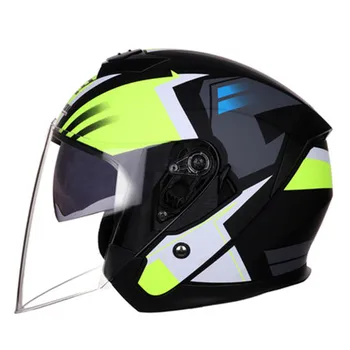 Capacete ,Moto Čelade, čelade za motokros, 2019 novo JIEKAI 522 motoristična čelada anti-fog Dvojno objektiv 3/4 čelada dirke čelada