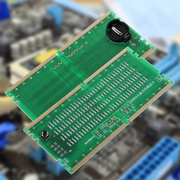 DDR4 Test Sim Reže RAM Pomnilnika Ven LED Desktop Motherboard Popravila Analyzer Tester