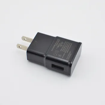 Polnilnik USB Potovalni Polnilnik Ac 5V 1A Prenosni Pametni Mobilni Telefon, Polnilnik EU NAS Plug Črno Bel 300pcs/veliko