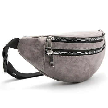 CROWDALE Prsih vrečko za ženske, Velike zmogljivosti, modni pas paketi Nastavljiv Pasu vrečko Zadrgo Usnje Pasu Torba torba ženske