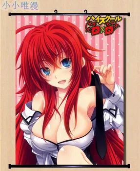 Japonski Anime Visoka Šola DxD seksi dekle Ria Gremory Doma Dekor Steno, se Pomaknite Plakat Dekorativne Slike