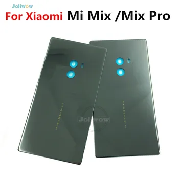 črno Za Xiaomi Mi MiX Keramični Pokrovček Baterije mix pro Zadnja Vrata Nazaj Stanovanj Primeru Nadomestnih Delov Za xiaomi mix Pokrov Baterije