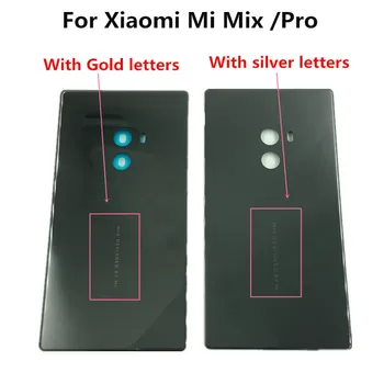 črno Za Xiaomi Mi MiX Keramični Pokrovček Baterije mix pro Zadnja Vrata Nazaj Stanovanj Primeru Nadomestnih Delov Za xiaomi mix Pokrov Baterije