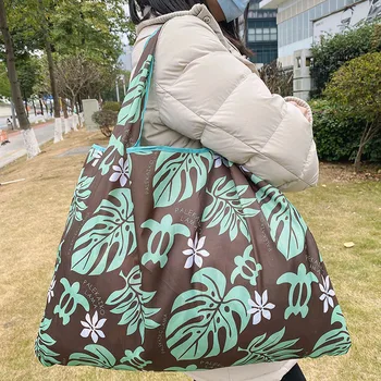 Velika velikost nakupovalno vrečko za večkratno uporabo zložljive gospa je vreča nakupovalno vrečko torbici torba za varstvo okolja vrečko torbici 2021