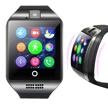 Vrh Pametna ura s Kamero, V18 Bluetooth Smartwatch KARTICE TF Kartico v Režo za Fitnes Dejavnosti Tracker Sport Pazi za Android