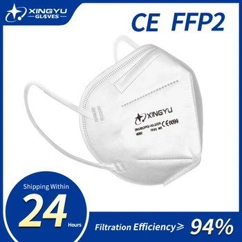 Hitra Dostava 10PCS 5Layer FFP2 Masko CE 94% Filter Dustproof Anti-fog Dihanje Kritje Maske Varnost maske ffp2 Proizvajalec
