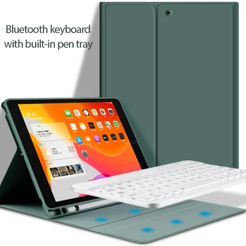 Ohišje Za ipad 10.2 Keybord Primeru, če Imetnik Svinčnik Za Apple ipad Zraka 10.5 Pro 2 1 Mini 4 5 2017 2018 Z Bluetooth tipkovnico